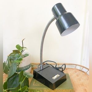SOLD Vintage 80s Mini Gooseneck Desk Lamp